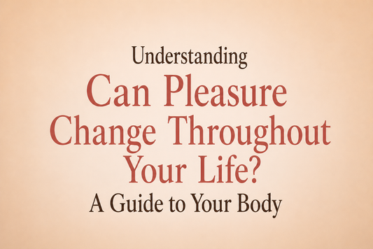 A confident woman in a warm, softly lit setting, representing the evolving nature of pleasure, self-knowledge and intimate wellbeing across life stages
