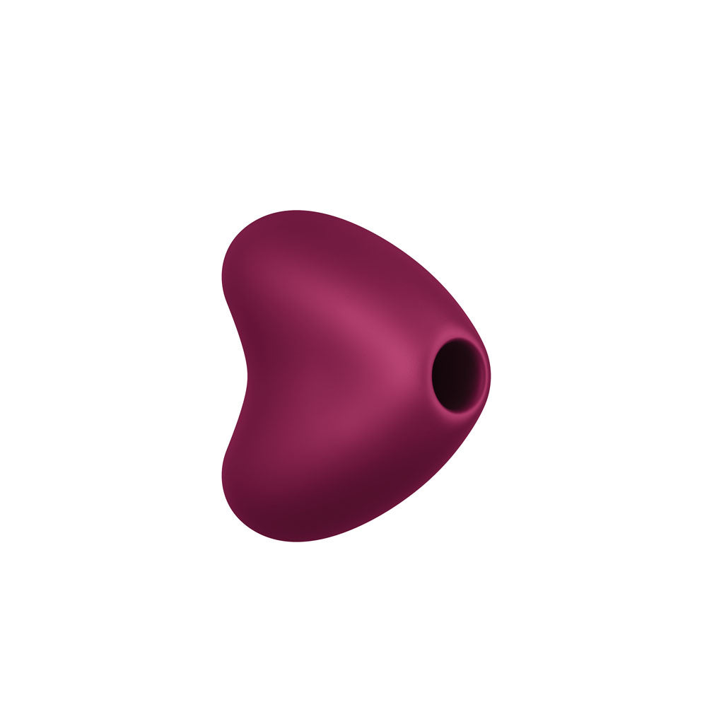 Fun Factory LIBERA Wine Red - Wine Red USB Rechargeable Air Pulse Stimulator